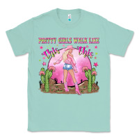 Seafoam pretty girls walk like this this Classic Tee - NancyCooperArtShop