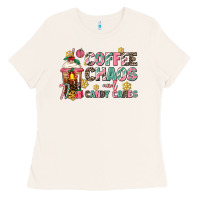 Bone coffee chaos and candy canes Ladies Tee - AdoDesignShop