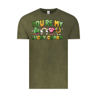 Vintage Olive you're my lucky charm Vintage Tee - MaliasSmallBusiness