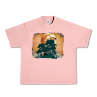 Salmon wilderness leopard Urban Heavy Tee - MaliasSmallBusiness