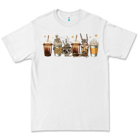 White skeleton coffee cups Premium Tee - Jasminsmagicworld