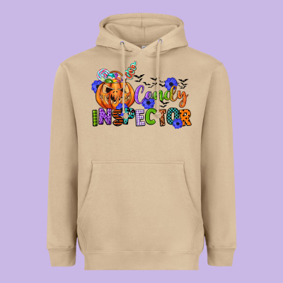 Candy Inspector Heavyweight Hoodie Designed By Cowgirlartshop