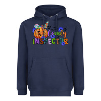 Navy candy inspector Heavyweight Hoodie - CowGirlArtShop