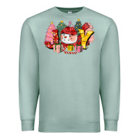 Seafoam joy snowman Premium Sweatshirt - CowGirlArtShop
