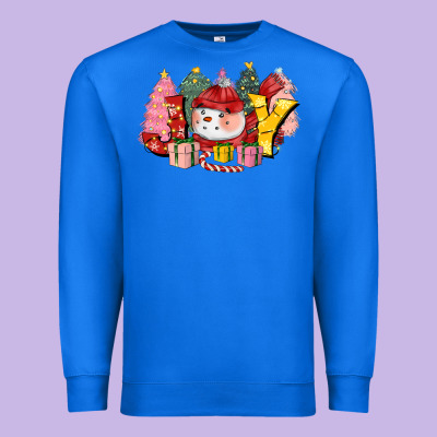Joy Snowman Premium Sweatshirt Designed By Cowgirlartshop