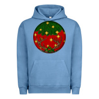 Pigment Pebble Blue christmas Urban Hoodie - BundleAndBundleShop