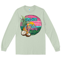 Matcha somewhere on a beach Long Sleeve Tee - JahusDesignShop