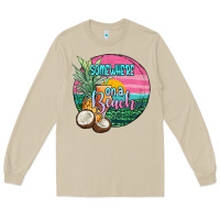 Mushroom somewhere on a beach Long Sleeve Tee - JahusDesignShop