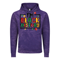 Cloud Purple i'm black history Vintage Hoodie - MaliasSmallBusiness