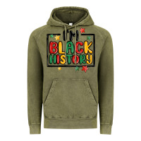 Vintage Olive i'm black history Vintage Hoodie - MaliasSmallBusiness