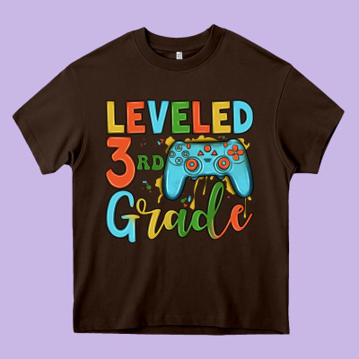 Leveled 3rd Grade Heavy Core Tee Designed By Jahusdesignshop