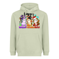 Matcha happy hallothanksmas unicorn Heavyweight Hoodie - CowGirlArtShop