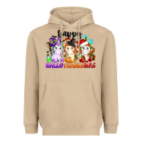 Mushroom happy hallothanksmas unicorn Heavyweight Hoodie - CowGirlArtShop