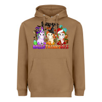 Toasted Coconut happy hallothanksmas unicorn Heavyweight Hoodie - CowGirlArtShop