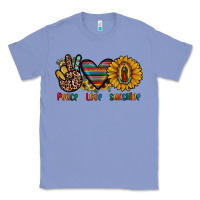 Colony Blue peace love sunshine Classic Tee - JahusDesignShop