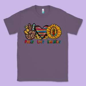 Peace Love Sunshine Classic Tee Designed By Jahusdesignshop