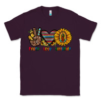 Plum peace love sunshine Classic Tee - JahusDesignShop