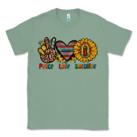 Sage peace love sunshine Classic Tee - JahusDesignShop