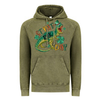 Vintage Olive st patrex day Vintage Hoodie - MaliasSmallBusiness