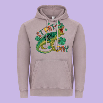 St Patrex Day Vintage Hoodie Designed By Maliassmallbusiness