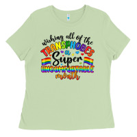 Matcha wishing all of the transphobes uncomfortable month Ladies Tee - Artiststas