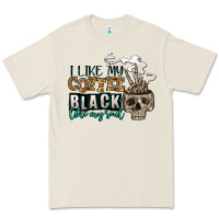 Bone i like my coffee black like my soul Premium Tee - Jasminsmagicworld