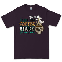 Plum i like my coffee black like my soul Premium Tee - Jasminsmagicworld