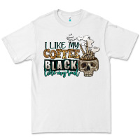 White i like my coffee black like my soul Premium Tee - Jasminsmagicworld