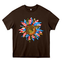 Sunflower Front Heavy Core Tee | Teevron