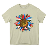 Mossy sunflower front Heavy Core Tee - AdoDesignShop