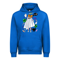 Cobalt cute ghost halloween Urban Hoodie - BundleAndBundleShop