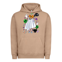 Pigment Burro cute ghost halloween Urban Hoodie - BundleAndBundleShop