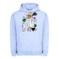 Cute Ghost Halloween Urban Hoodie | Teevron