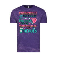 Cloud Purple pharmacy technicians Vintage Tee - MaliasSmallBusiness