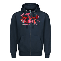 Navy one loved nurse Zipper Hoodie - texasbilliewilder
