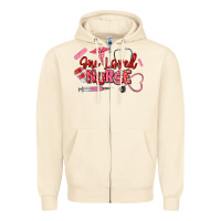 Sandshell one loved nurse Zipper Hoodie - texasbilliewilder