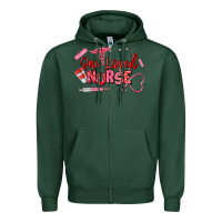 Sports Green one loved nurse Zipper Hoodie - texasbilliewilder
