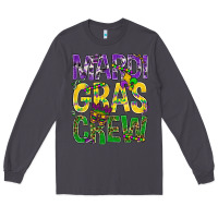 Smoke Mardi Gras crew Long Sleeve Tee - BundleAndBundleShop