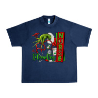 Navy grinch hand telemetry nurse Urban Heavy Tee - NancyCooperArtShop