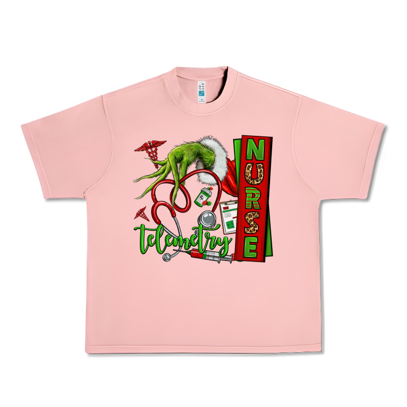 Grinch Hand Telemetry Nurse Urban Heavy Tee by NancyCooperArtShop | Teevron