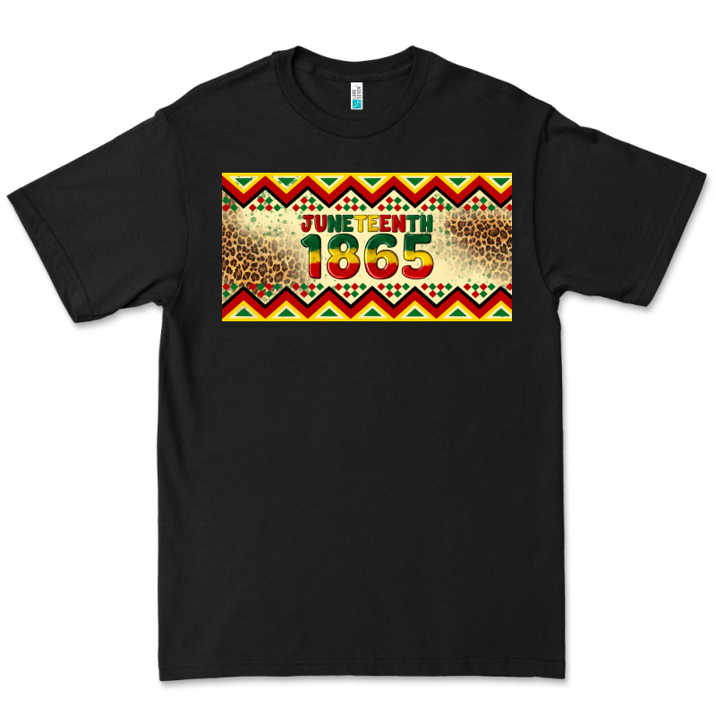 Juneteenth 1865 Leopard Licence Plate Template Premium Tee by Artiststas | Teevron