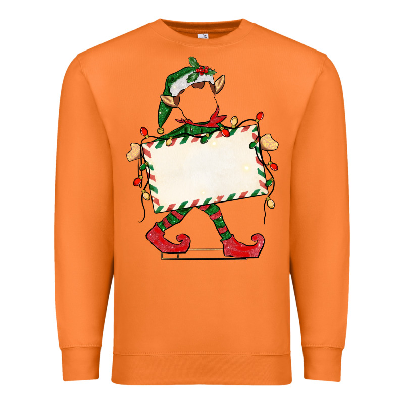 Customize Christmas Elf Premium Sweatshirt by CowGirlArtShop | Teevron