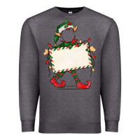 Charcoal Heather customize christmas elf Premium Sweatshirt - CowGirlArtShop