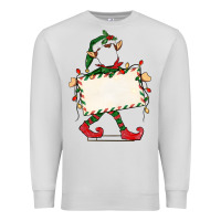 Dove Grey customize christmas elf Premium Sweatshirt - CowGirlArtShop