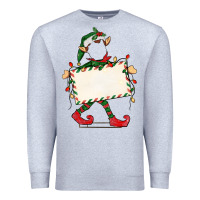 Heather Grey customize christmas elf Premium Sweatshirt - CowGirlArtShop