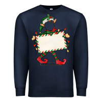 Navy customize christmas elf Premium Sweatshirt - CowGirlArtShop