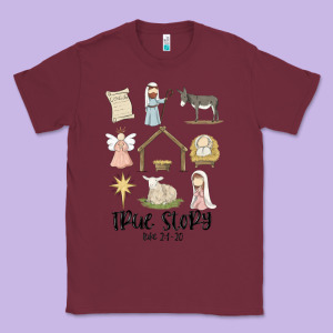 True Story Classic Tee Designed By Maliassmallbusiness