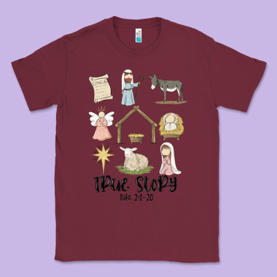 True Story Classic Tee Designed By Maliassmallbusiness