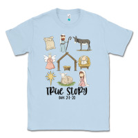 Dusty Blue true story Classic Tee - MaliasSmallBusiness