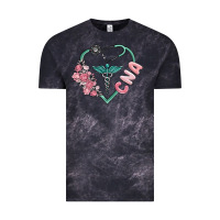 Cloud Black cna heart Vintage Tee - MaliasSmallBusiness